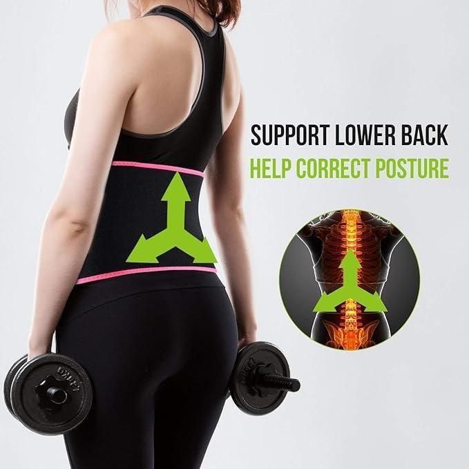 High-Performance Waist Trimmer Belt – Adjustable Fit for Workout & Weight Loss